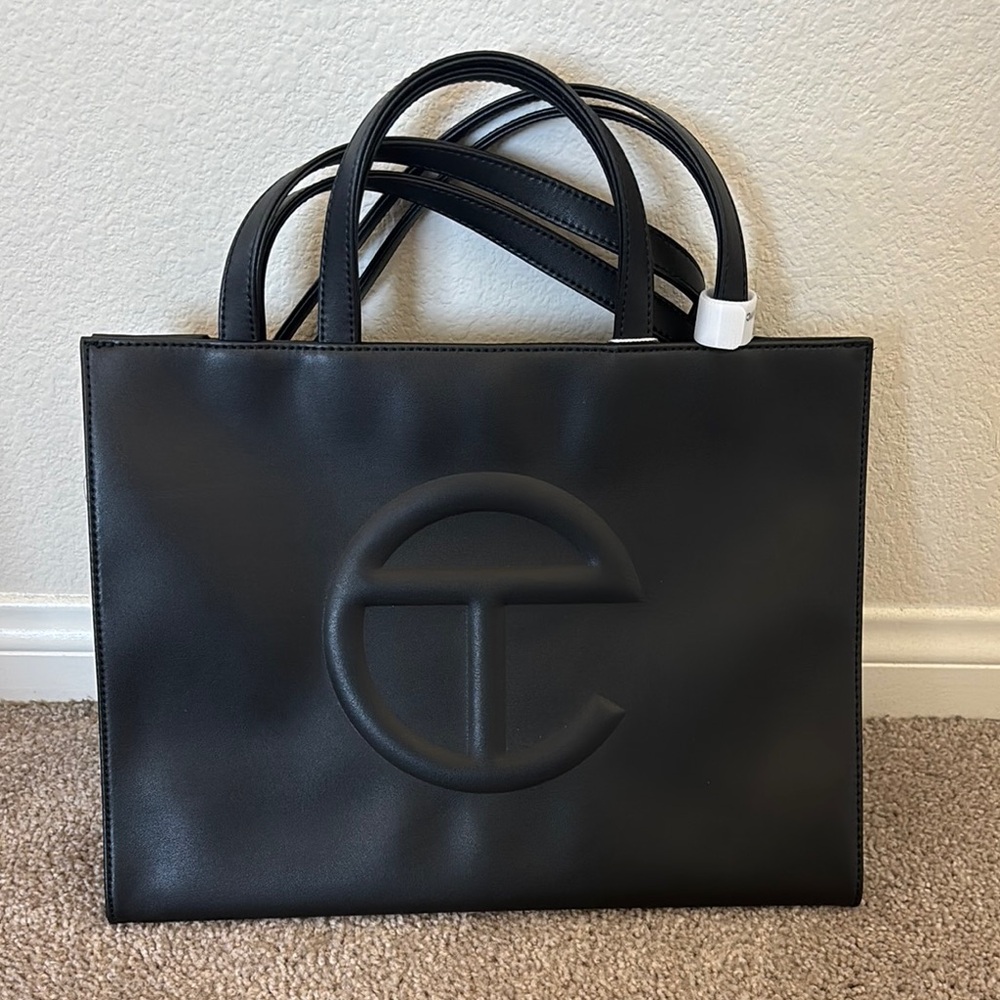 Telfar Medium Black Shopper